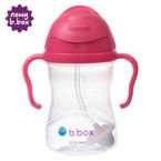 NOWY innowacyjny bidon ze słomką b.box malinowy