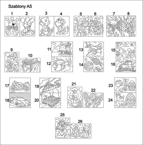 Zestaw artystyczny Piaskowe Obrazki